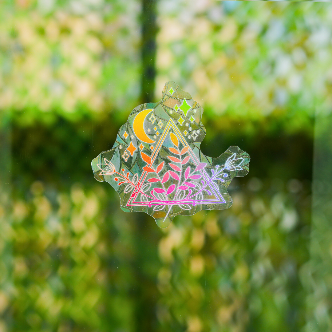 Sun Catcher Rainbow Making Stickers