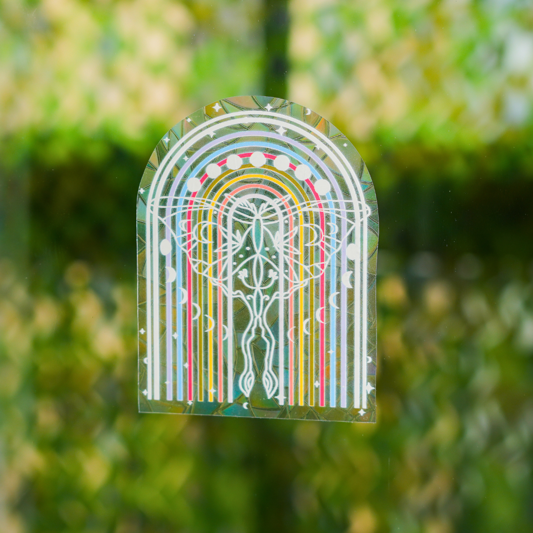 Sun Catcher Rainbow Making Stickers