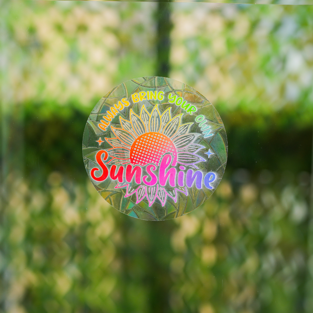 Sun Catcher Rainbow Making Stickers