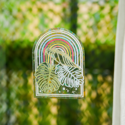 Sun Catcher Rainbow Making Stickers