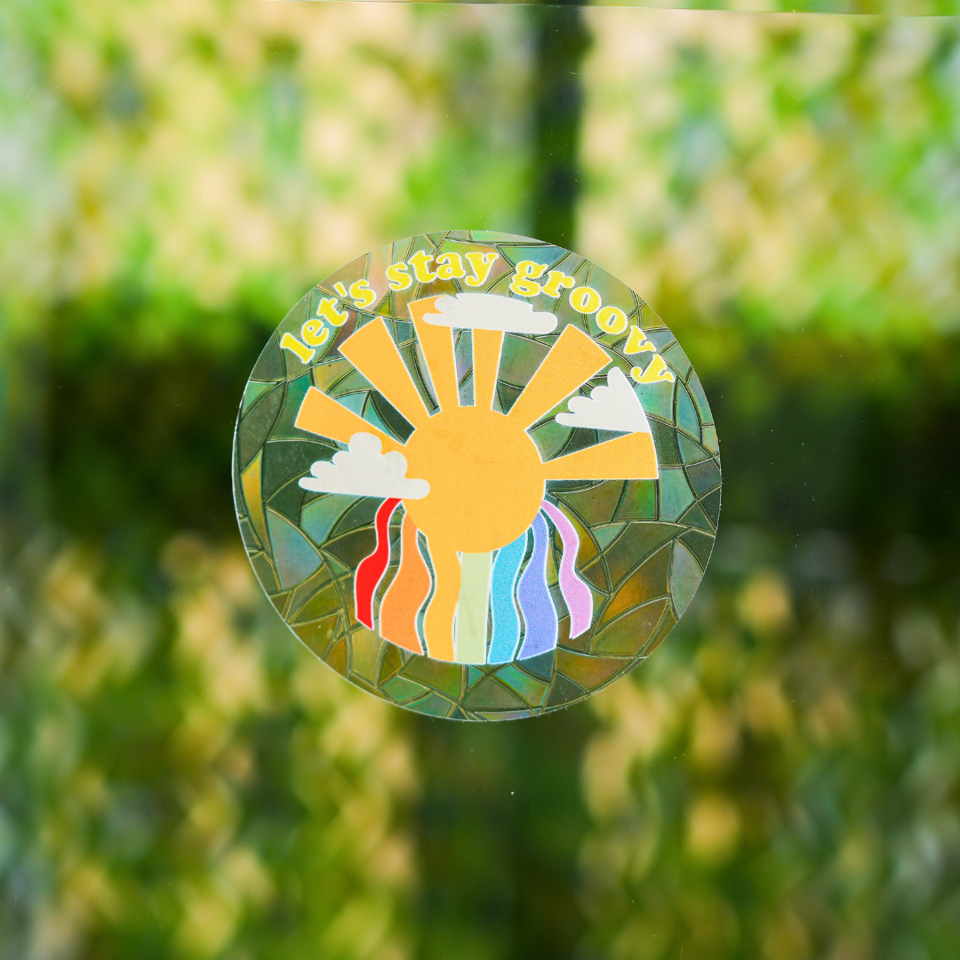 Sun Catcher Rainbow Making Stickers