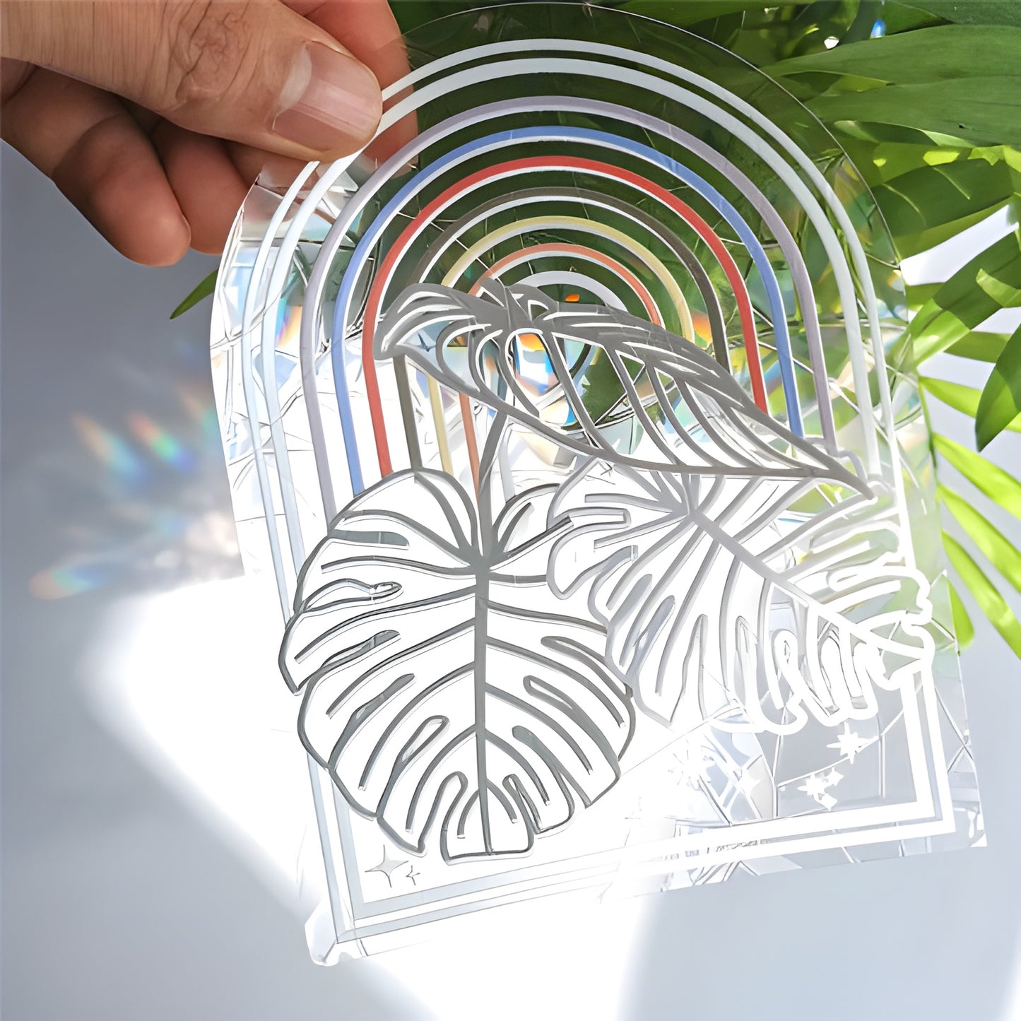 Sun Catcher Rainbow Making Stickers